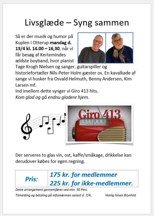 Livsglæde - Syng sammen