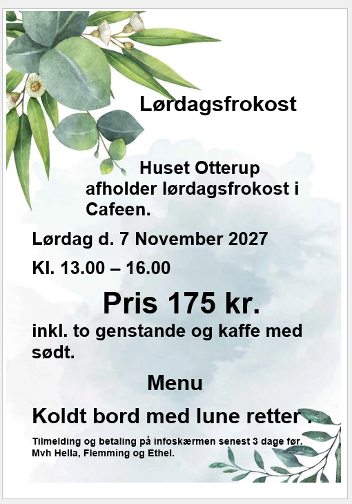 Lørdagsfrokost