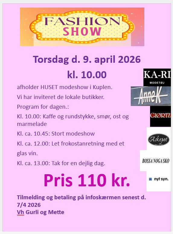 Modeshow med Huset